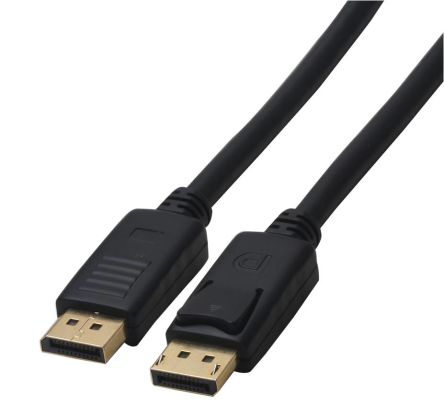 Okdo Cable DisplayPort Negro, Con. A: DisplayPort Macho, Con. B: DisplayPort Macho, Long. 1.5m