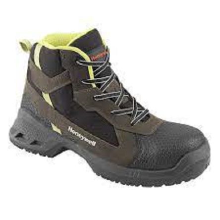 Honeywell Safety Sprint Unisex Black, Brown, Green Composite Toe Capped Safety Shoes, UK 3, EU 36