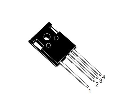 STMicroelectronics STW75N65DM6-4 N-Kanal, THT MOSFET 650 V / 37 A, 4-Pin TO-247-4