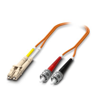 Phoenix Contact Câble Fibre Optique 1m Avec Connecteur / LC, OM2 Multi-mode