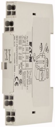 Eaton Auxiliary Contact, 2 Contact, 1 NC, 1 NO, Front Fixing