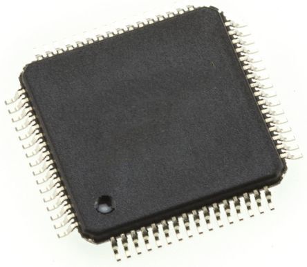 Microchip AVR128DB64-I/PT, 12bit AVR Microcontroller MCU, AVR, 24MHz, 128 KB Flash, 64-Pin TQFP