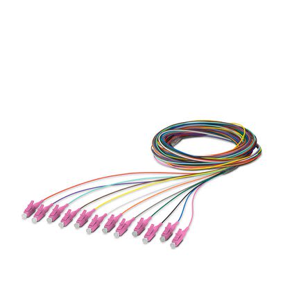 Phoenix Contact LWL-Kabel 2.5m Single Mode LC X 12 Offenes Ende 9/125μm