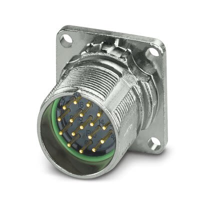 Phoenix Contact Circular Connector, 17 Contacts, Front Mount, M23 Connector, Plug, Male, IP67, M23 PRO Series