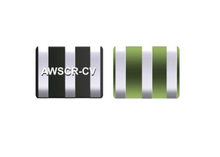 Abracon AWSCR-12.00CV-T, Ceramic Resonator, 12MHz 22pF, 3-Pin SMD, 3.7 X 3.1 X 1.0mm