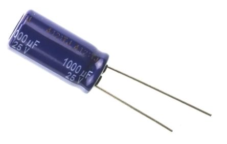 Panasonic NHG-A, THT Aluminium-Elektrolyt Kondensator 4700μF ±20% / 25V Dc, Ø 16mm X 31.5mm, +85°C