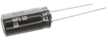 Panasonic EB-A, THT Aluminium-Elektrolyt Alu Kondensator, Elko 330μF ±20% / 50V Dc, Ø 10mm X 20mm, Bis 105°C