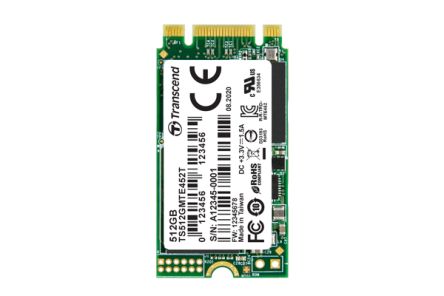 Transcend Disco Duro SDD Interno M.2 De 128 GB, PCIe NVMe Gen 3.0 X 2, TLC, Para Aplicaciones Industriales