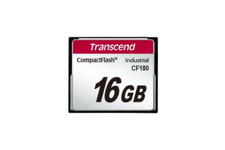 Transcend CF180 Speicherkarte, 16 GB, CompactFlash, 600x, SuperMLC