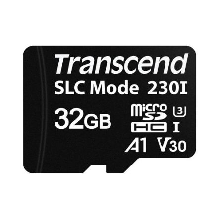 Transcend Micro SDHC Micro SD Karte 32 GB A1, U3, V30, 3D TLC (SLC Mode)