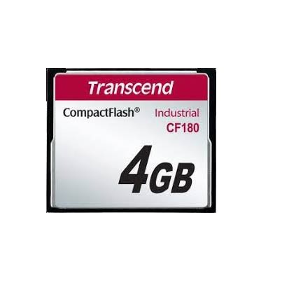 Transcend CF180 Speicherkarte, 4 GB, CompactFlash, 600x, SuperMLC