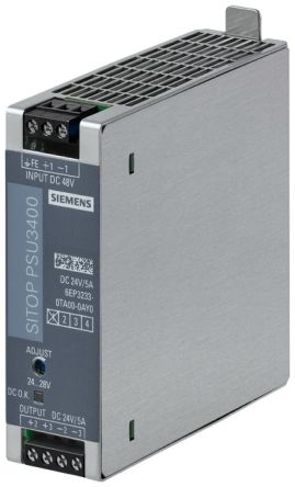 Siemens SITOP Netzteil 130W, 28 → 60V Dc, 24V Dc / 5A