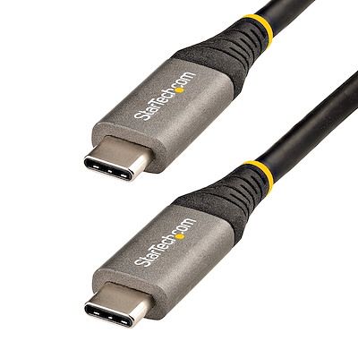 StarTech.com USB-Kabel, USB C / USB C, 2m USB 3.0 Schwarz/Grau