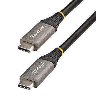 StarTech.com USB-Kabel, USB C / USB C, 1m USB 3.0 Schwarz/Grau