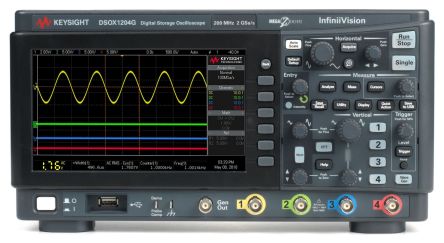 Keysight Technologies Osciloscopio De Banco DSOX1204A+DSOX1200A-200, Calibrado UKAS, Canales:4 A, 200MHZ