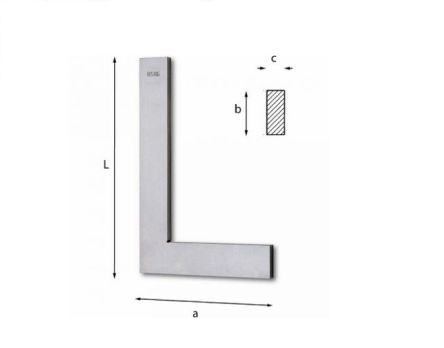 Usag Squadra Da Falegname, 150 Mm X 25 Mm, Metrico