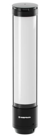 Werma ESIGN LED Signalturm 15-stufig Linse Mehrfarbig LED Rot/Gelb/Grün/Blau/Transparent + Verschiedene Lichteffekte