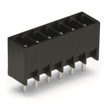 Wago Conector Macho Para PCB Serie 714 De 8 Vías, 1 Fila, Paso 3.5mm
