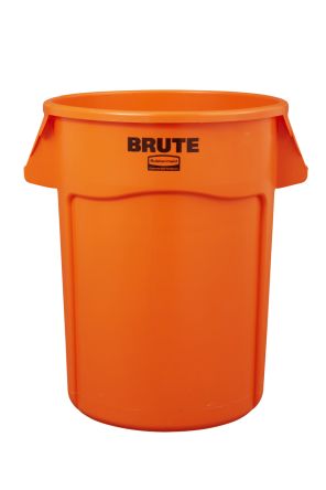 Rubbermaid Commercial Products Polypropylen Mülleimer 44gal Orange T 611.99mm