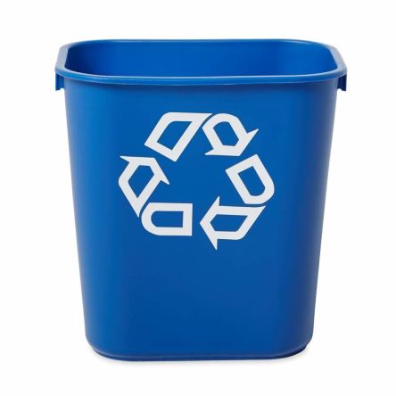 Rubbermaid Commercial Products Polypropylen Mülleimer 12L Blau T 209.6mm