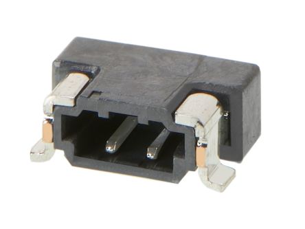 Molex Zero-Hachi Series Right Angle Surface Mount PCB Header, 2 Contact(s), 0.8mm Pitch, 1 Row(s), Shrouded