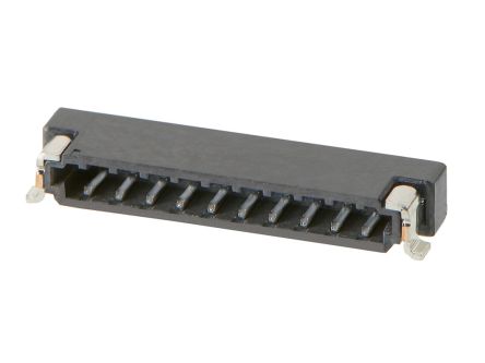 Molex Conector Macho Para PCB Ángulo De 90° Serie Zero-Hachi De 10 Vías, 1 Fila, Paso 0.8mm, Para Soldar, Montaje