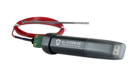 Lascar Registrador De Datos EL-21CFR-ULT, Para Temperatura, Con Alarma, Interfaz USB