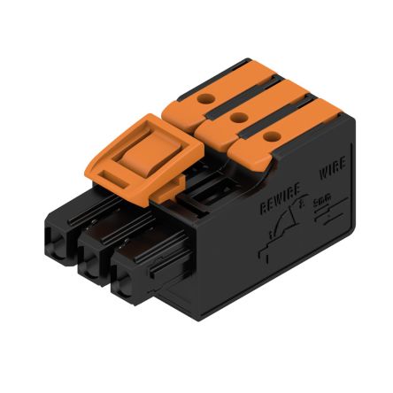 Weidmuller Weidmüller Leiterplattensteckverbinder Gehäuse Buchse 5mm, 3-polig / 1-reihig