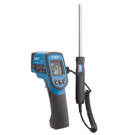 SKF Infrarot-Thermometer 30:1, Bis +1400°C, Celsius/Fahrenheit