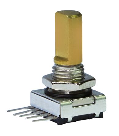 Elma Servo-Potenziometer 8 Impulse/U 2-bit-Quadraturgeber, Mit 6 Mm, Geschlitztschaft, Digital Rechteck-Signal