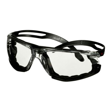 3M Gafas De Seguridad SecureFit 500, Color De Lente, Lentes Transparentes, Protección UV, Antirrayaduras, Antivaho