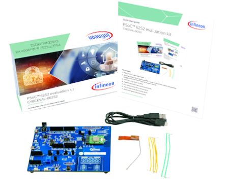 Infineon Kit De Evaluación Bluetooth, WiFi IoT CY8CEVAL-062S2, Frecuencia 150MHZ