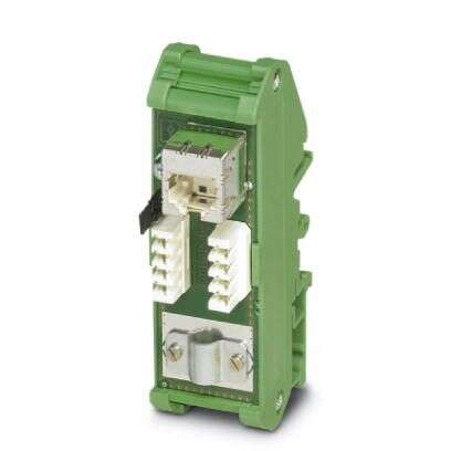 Phoenix Contact FL-PP-RJ45-LSA Serie Patchfeld Cat.5e 1 Anschl. RJ45, 90mm, Grün