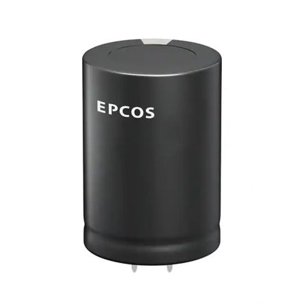 EPCOS Condensador Electrolítico, 100μF, 450V Dc, De Encaje A Presión, 25 X 25mm, Paso 10mm