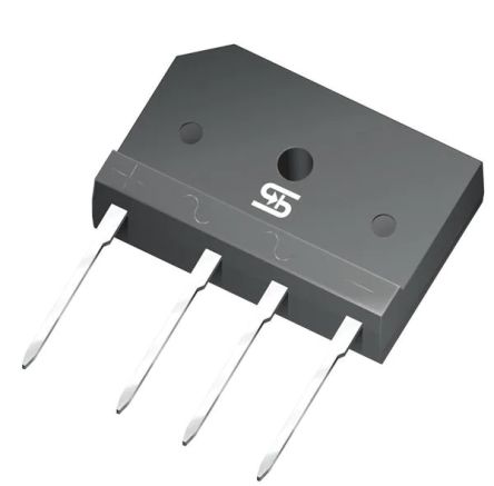 Taiwan Semiconductor Brückengleichrichter, 1-phasig 15A 600V THT TS-6PL Quad