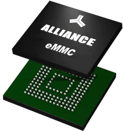 Alliance Memory ASFC8 Flash-Speicher 8GB, 4G X 8, EMMC, FBGA, 153-Pin, 2,7 V Bis 3,6 V