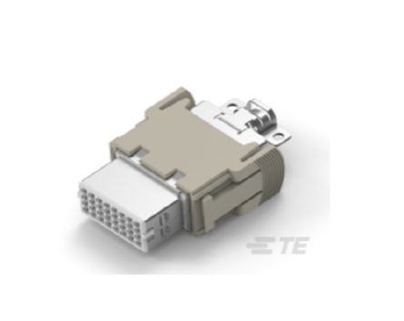 TE Connectivity HDC HMN Schwere Steckverbinder, 32-polig 2.2A Buchse, Modularer Einsatz Crimp Für Modulares System