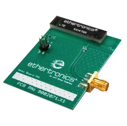 AVX Evaluation Board 1004795 With EC646 KYOCERA LTE Evaluation Board For Cellular HeadHeadsets, Embedded Design Circuit