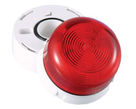 Klaxon Segnalatore LED Lampeggiante, LED, Trasparente, 110 V