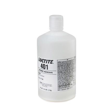 Loctite 401 Sofortklebstoff Cyanacrylat Flüssig Transparent, Flasche 2 Kg