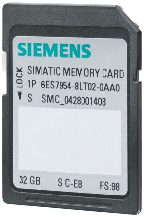 Siemens 6ES7954 Speicherkarte Für S7-1x00 CPU, 32 X 24 X 2,1 Mm