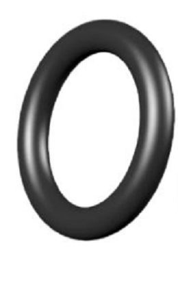 Hutchinson Le Joint Français O-Ring Gummi: FKM DF801, Innen-Ø 0.74mm / Außen-Ø 2.74mm, Stärke 1mm