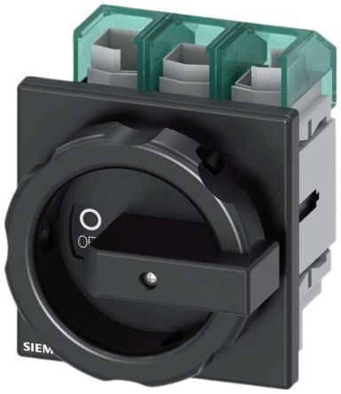 Siemens Desconector Por Conmutación Bastidor Cerrado, 63A, 3, Fusible Clase J 63A SENTRON 3LD5
