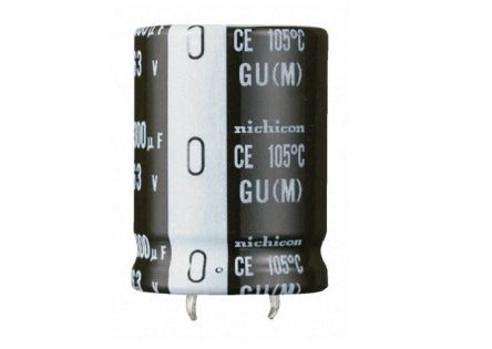 Nichicon Snap-In Aluminium-Elektrolyt Kondensator 1500μF / 200V Dc