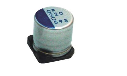 Nichicon Condensatore Polimerico, 220μF, 6.3V, SMD