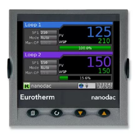 Eurotherm, 4-Kanal Grafik Grafikschreiber Für Strom, Spannung, Widerstand, Temperatur