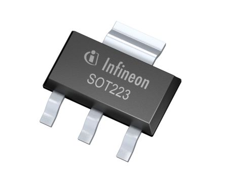 Infineon MOSFET ISP12DP06NMXTSA1, VDSS 60 V, ID 2,8 A, SOT-223 De 3 Pines