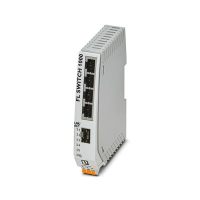 Phoenix Contact Ethernet-Switch, 4 X RJ45 / 10/100Mbit/s, Bis 100m, 24V Dc