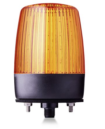 AUER Signal PDMC5, LED Blinkend, Rotierend, Konstant, Stroboskop LED-Signalleuchte Orange, 24 V AC/DC, Ø 75mm