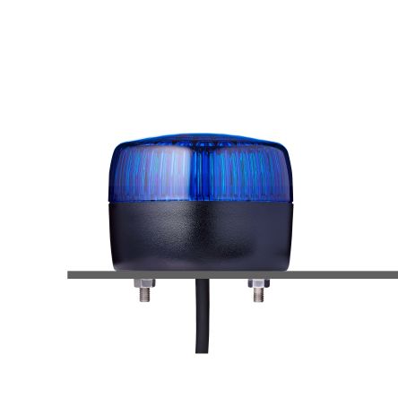 AUER Signal PCL, LED Blitz, Dauer LED-Signalleuchte Blau, 230/240 V, Ø 75mm